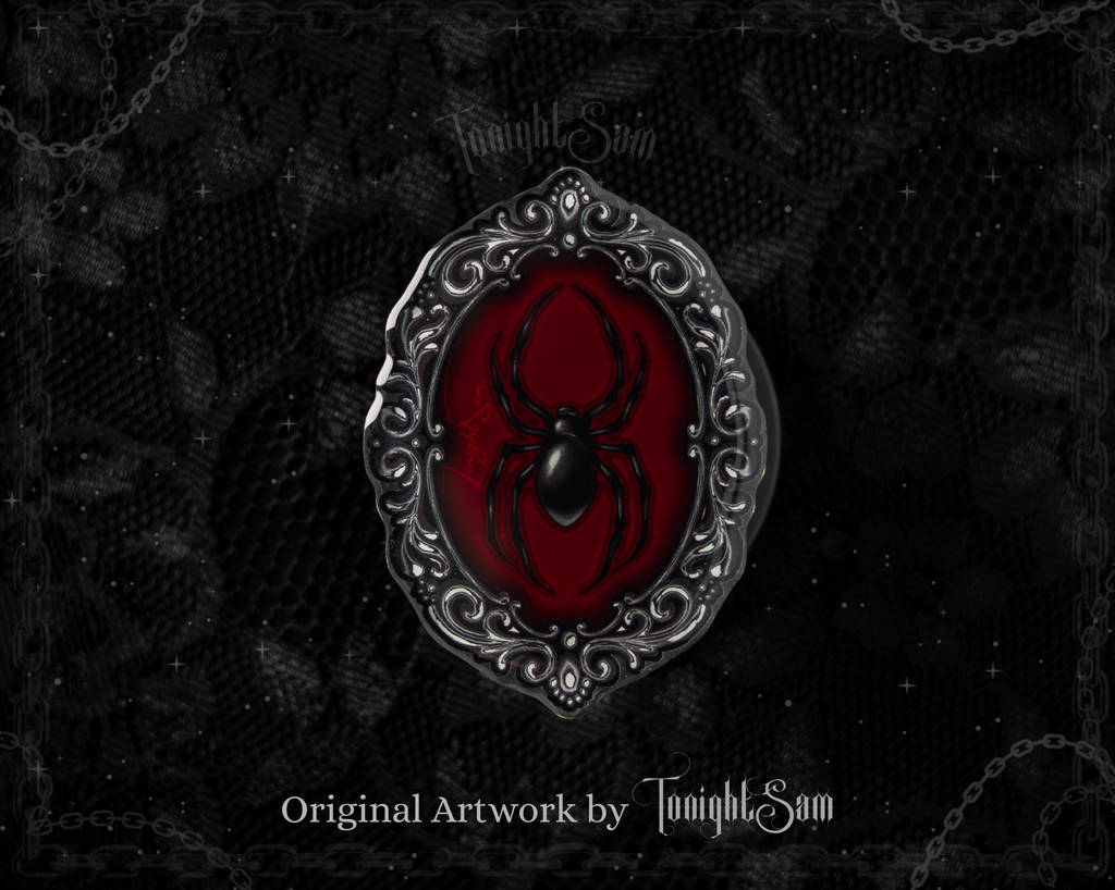 Gothic Spider Magnetic Phone Grip Stand