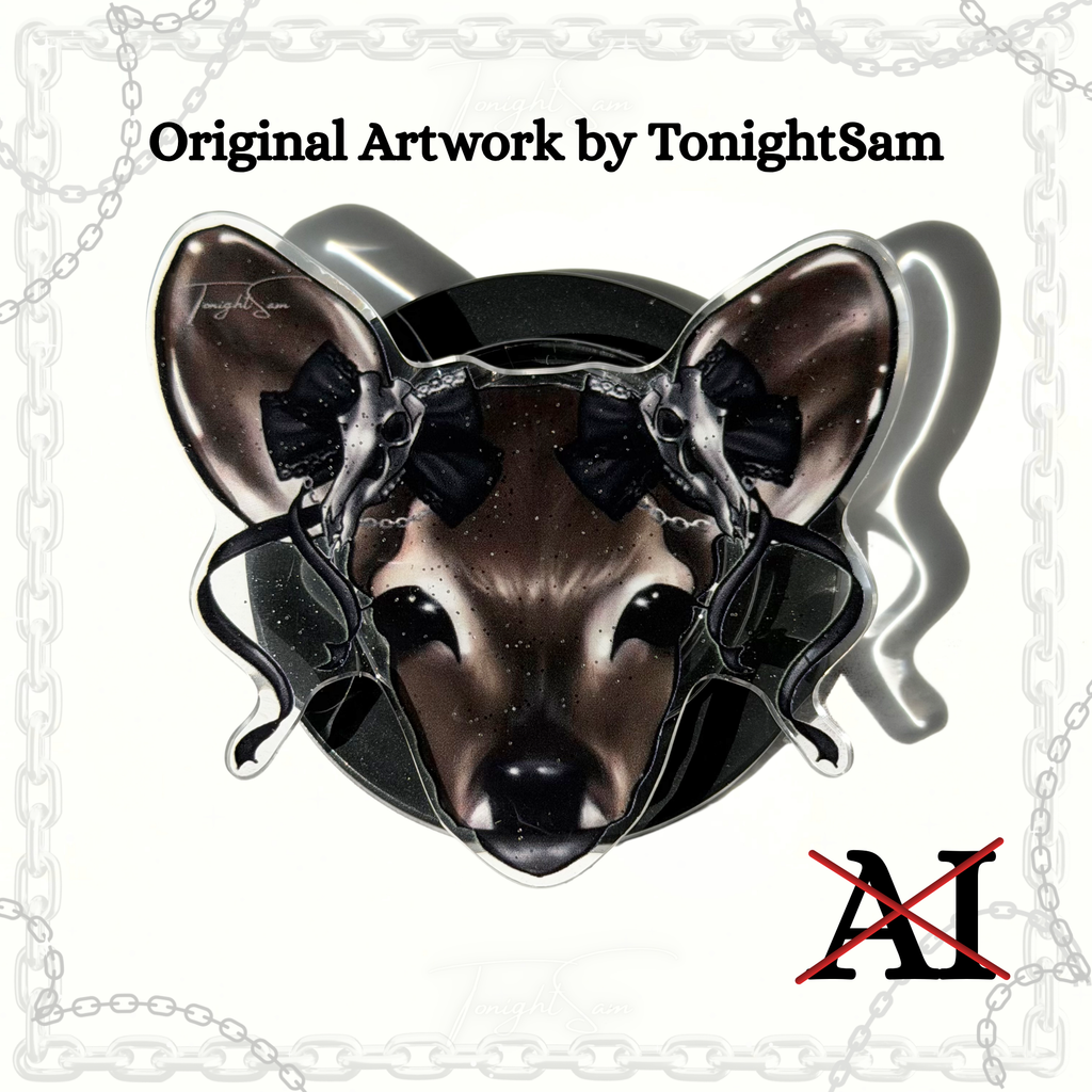 Gothic Lolita Deer Magnetic Phone Grip