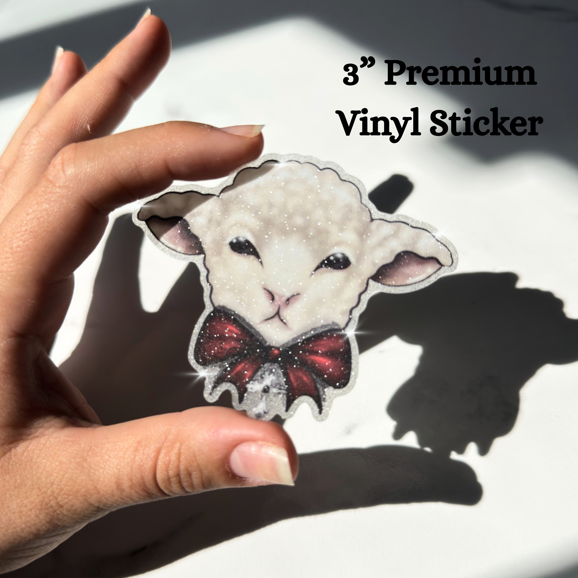 Gothic Lolita Lamb Vinyl Waterproof Sticker