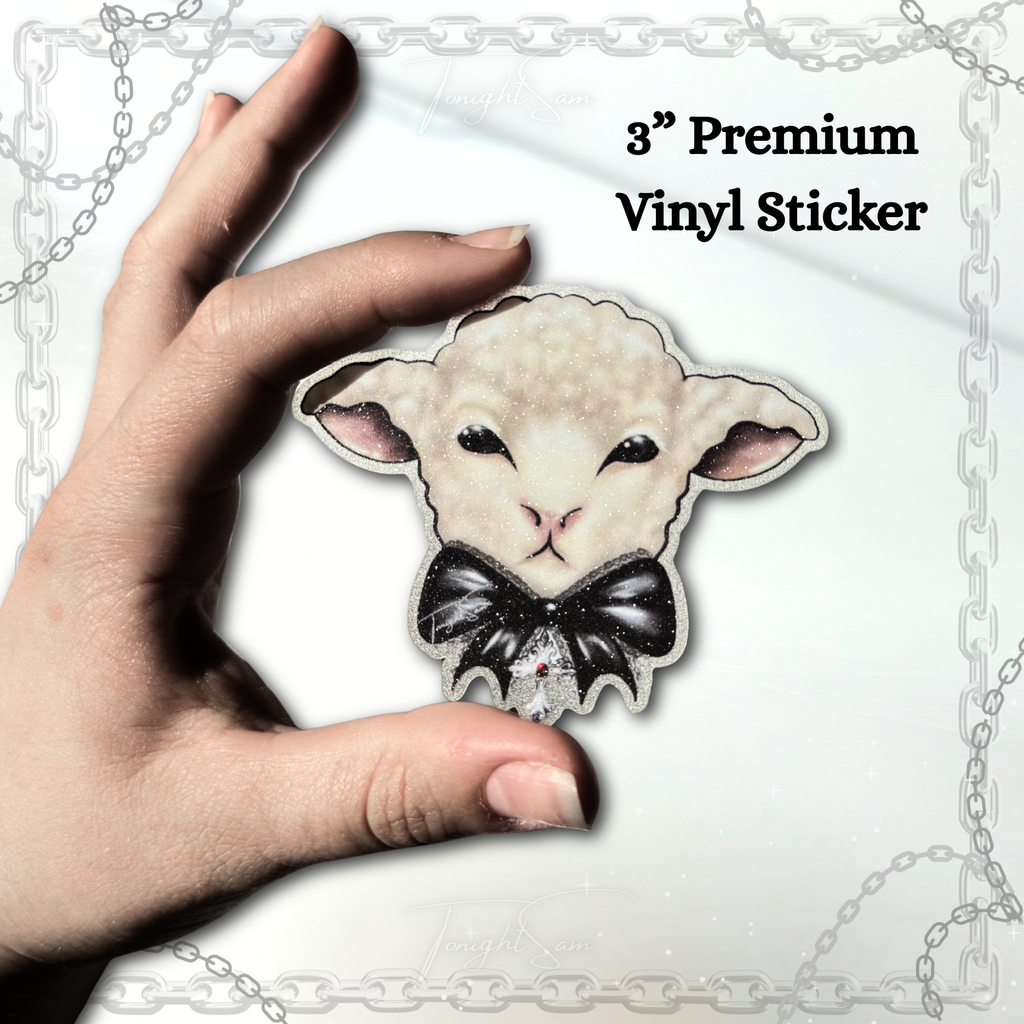 Gothic Lolita Lamb Vinyl Waterproof Sticker