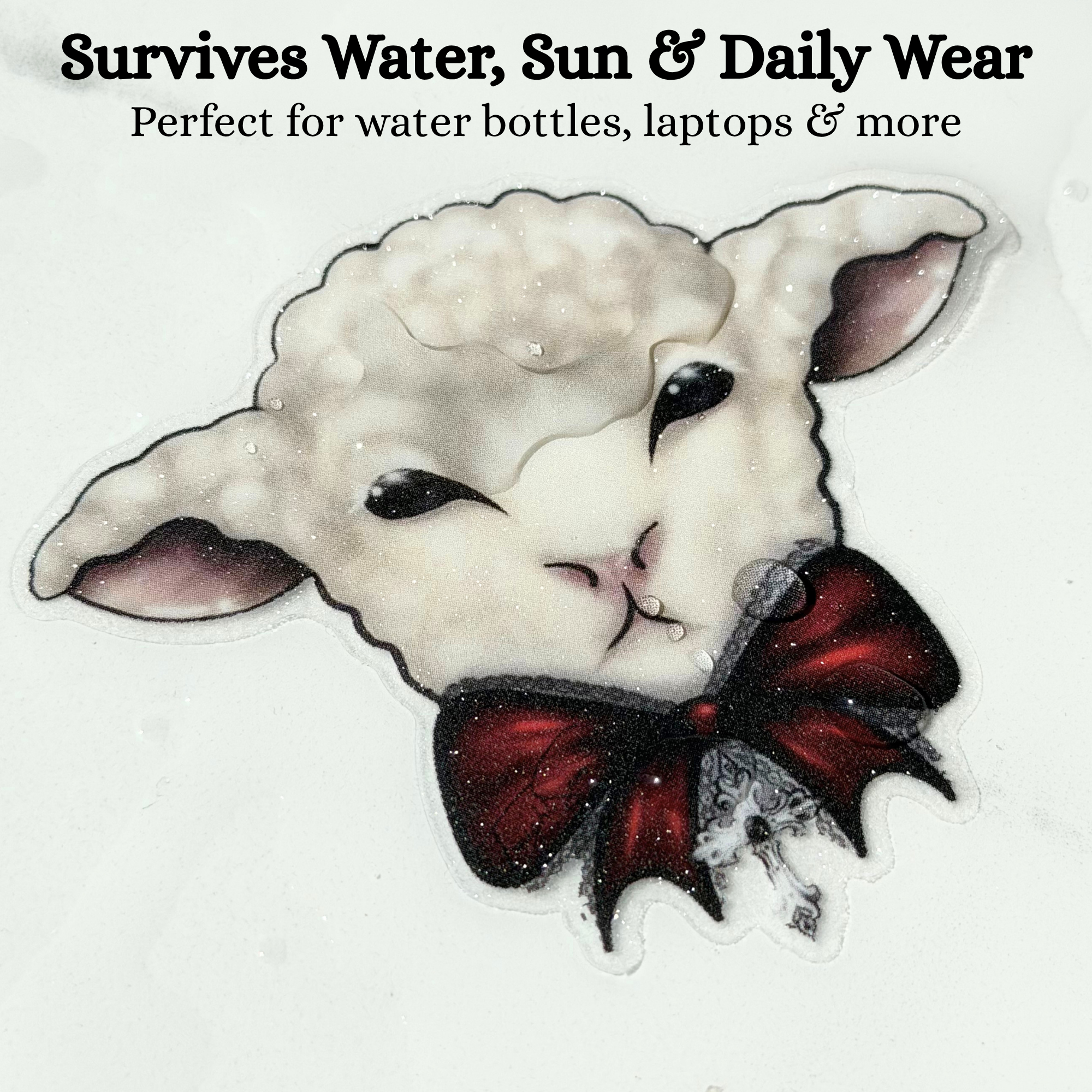 Gothic Lolita Lamb Vinyl Waterproof Sticker