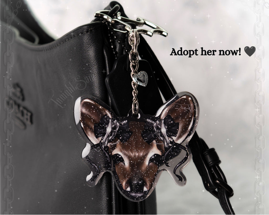 Gothic Lolita Deer Acrylic Keychain