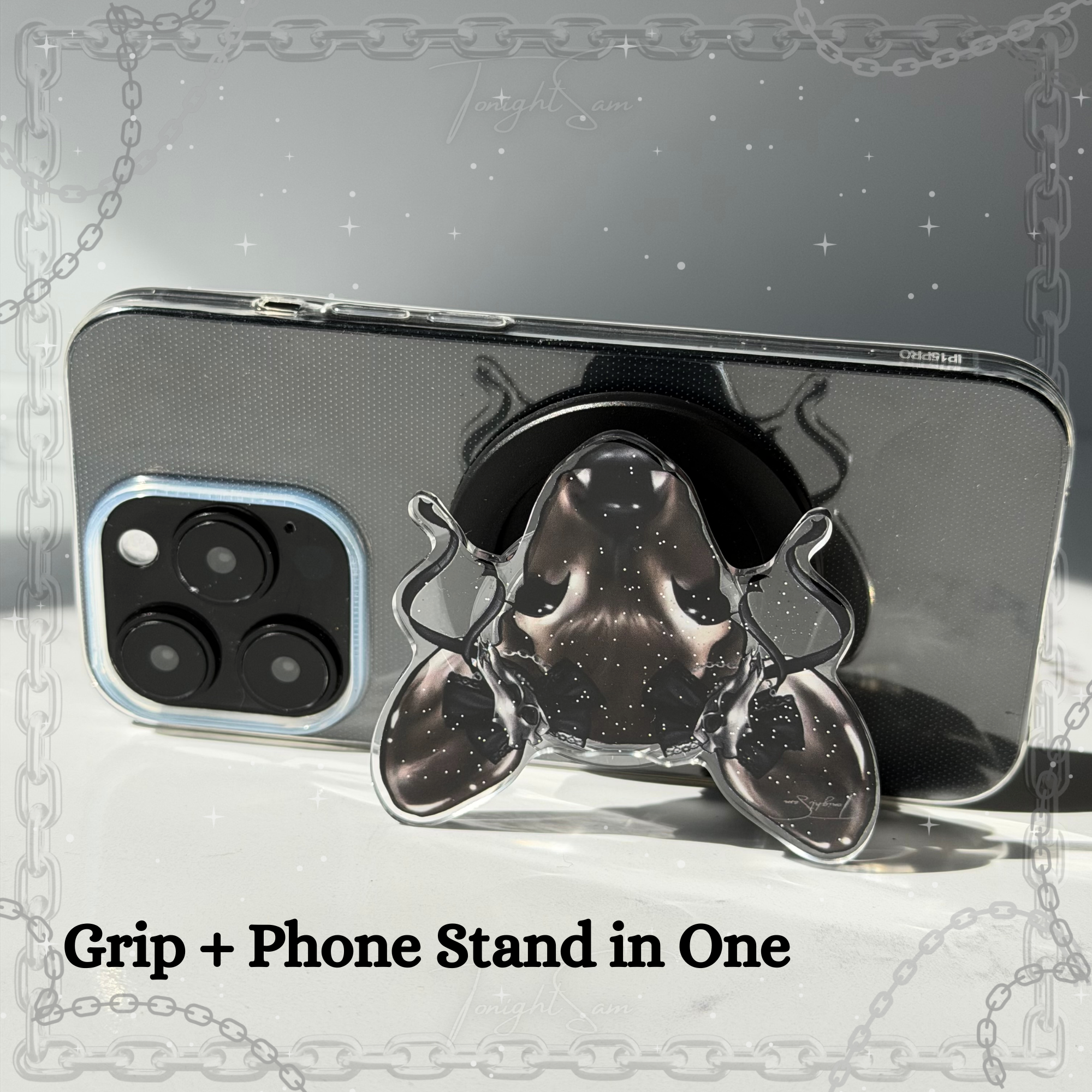 Gothic Lolita Deer Magnetic Phone Grip
