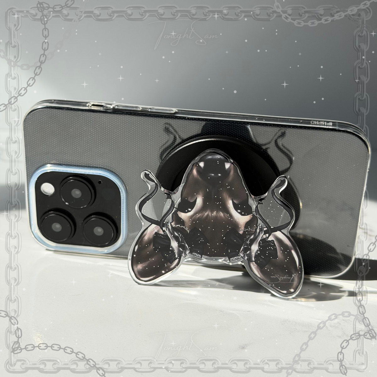 Gothic Deer Sticker & Phone grip Bundle