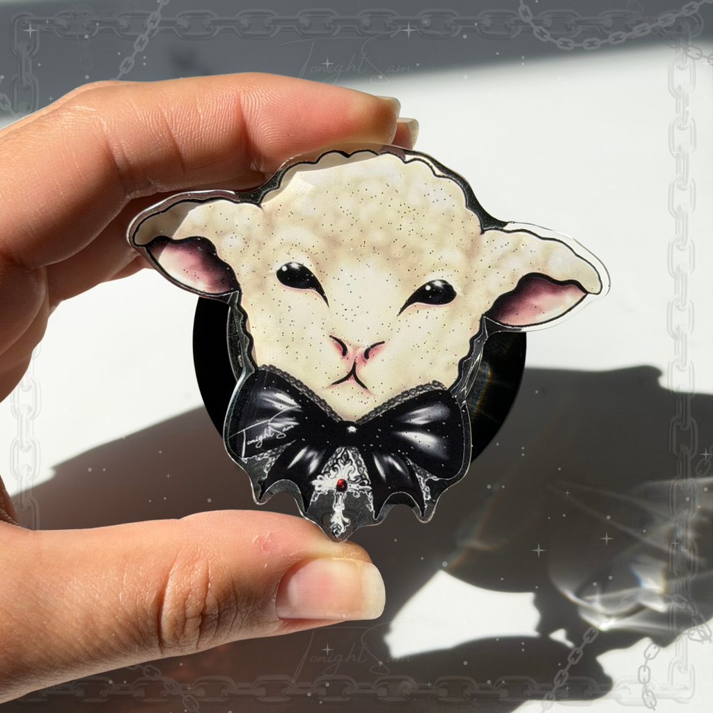 Gothic Lolita Lamb Magnetic Phone Grip