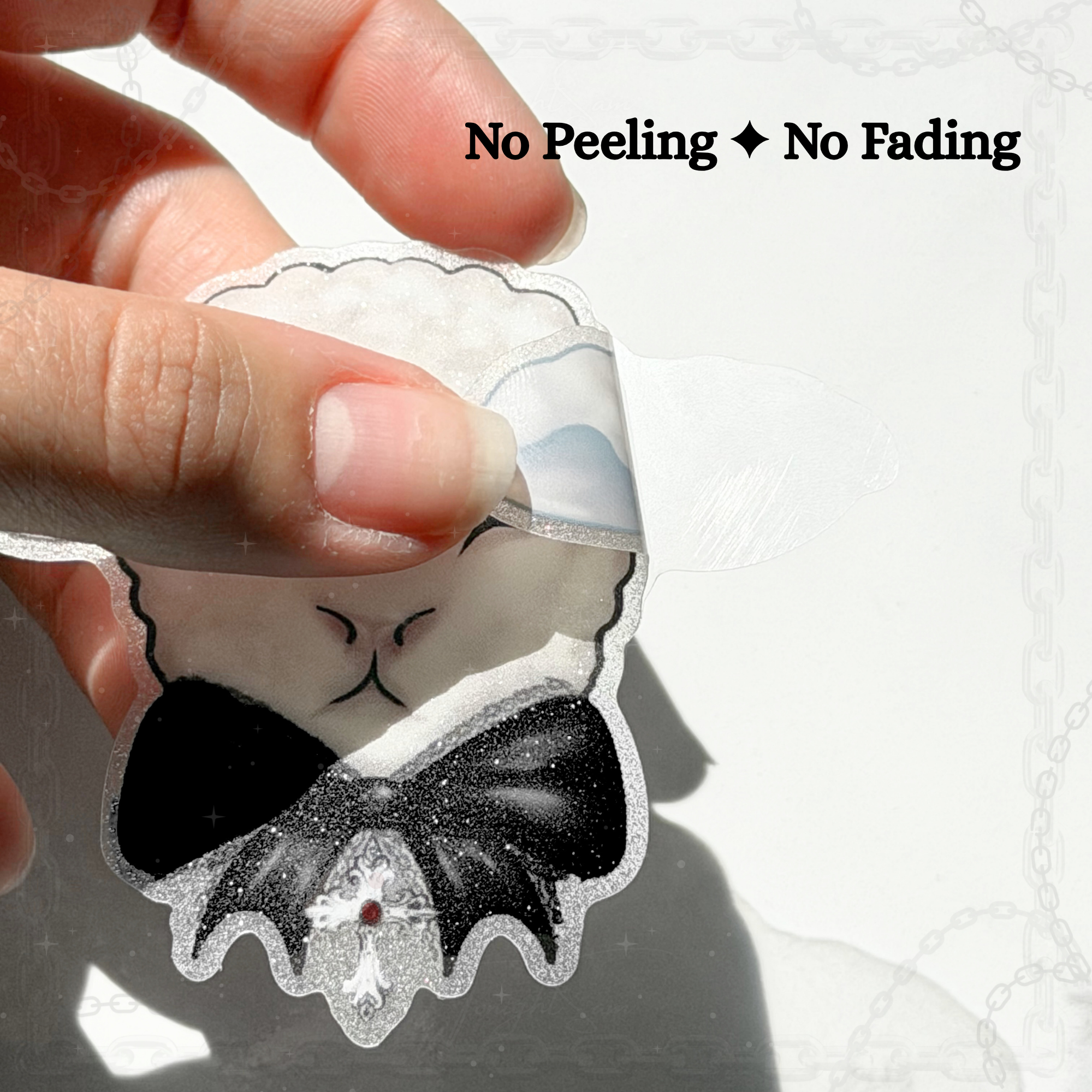 Gothic Lolita Lamb Vinyl Waterproof Sticker