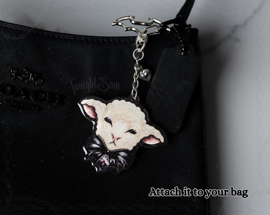 Gothic Lolita Lamb Acrylic Keychain