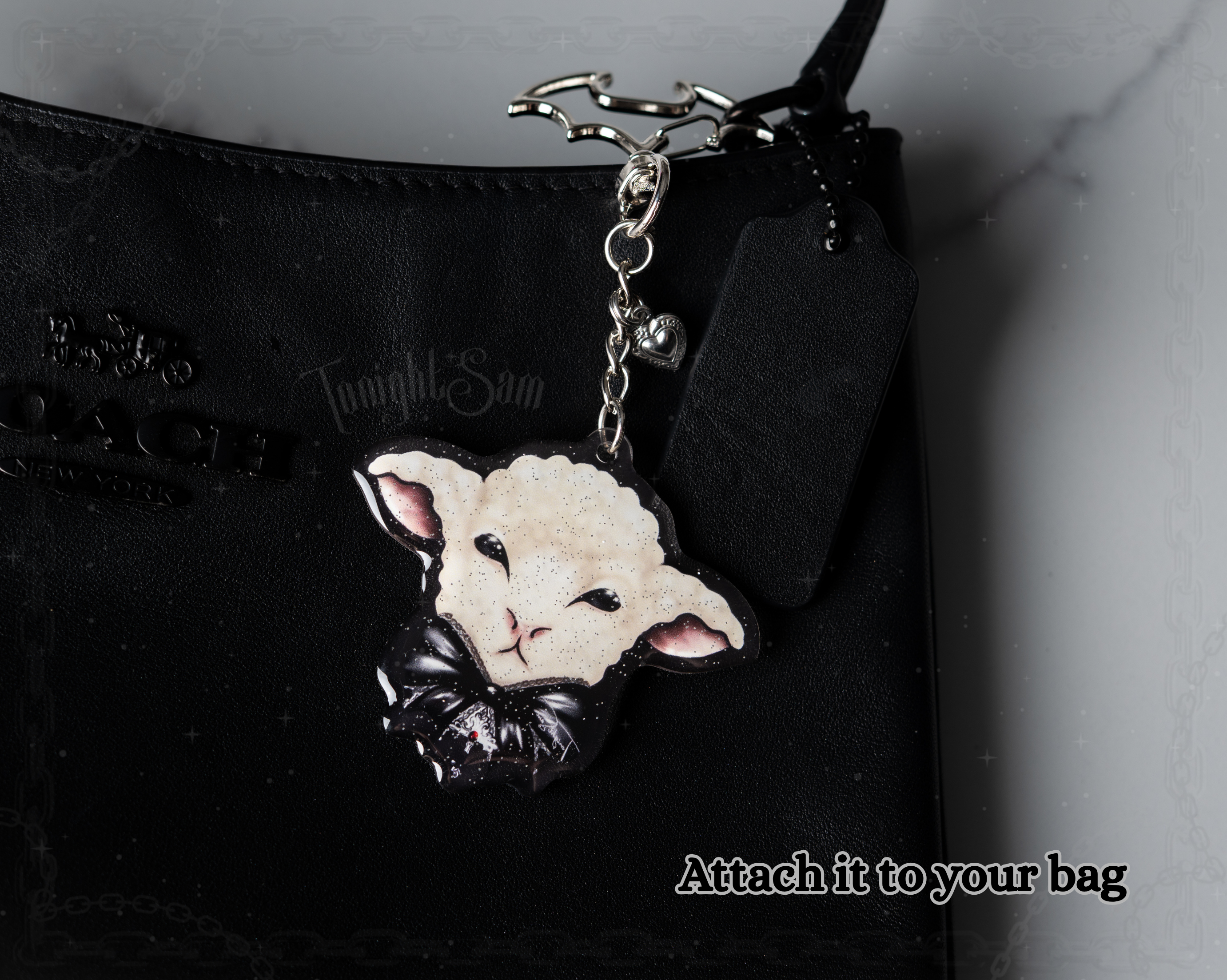 Gothic Lolita Lamb Acrylic Keychain
