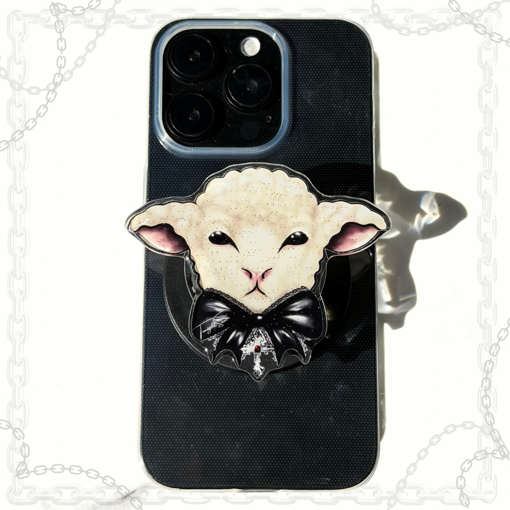 Gothic Lolita Lamb Magnetic Phone Grip