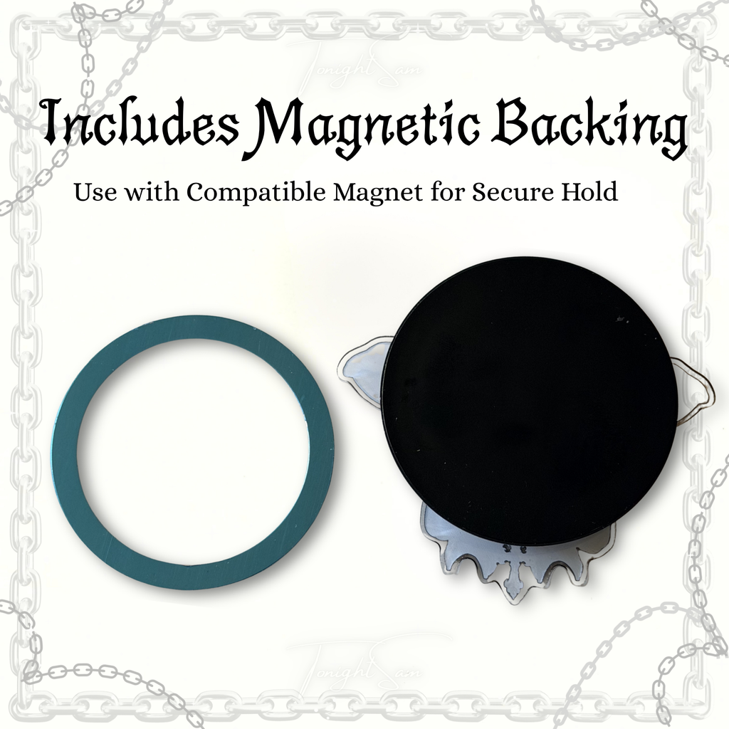Gothic Lolita Cow Magnetic Phone Grip