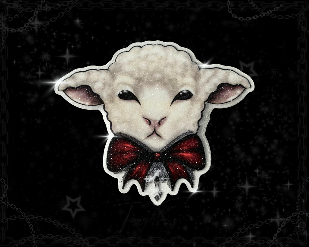 Gothic Lolita Lamb Vinyl Waterproof Sticker