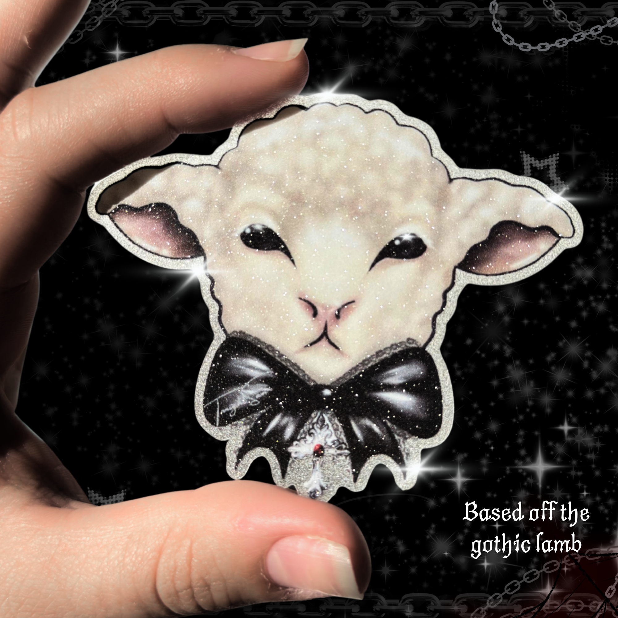 🖤 Gothic Lamb Plushie Early Supporter