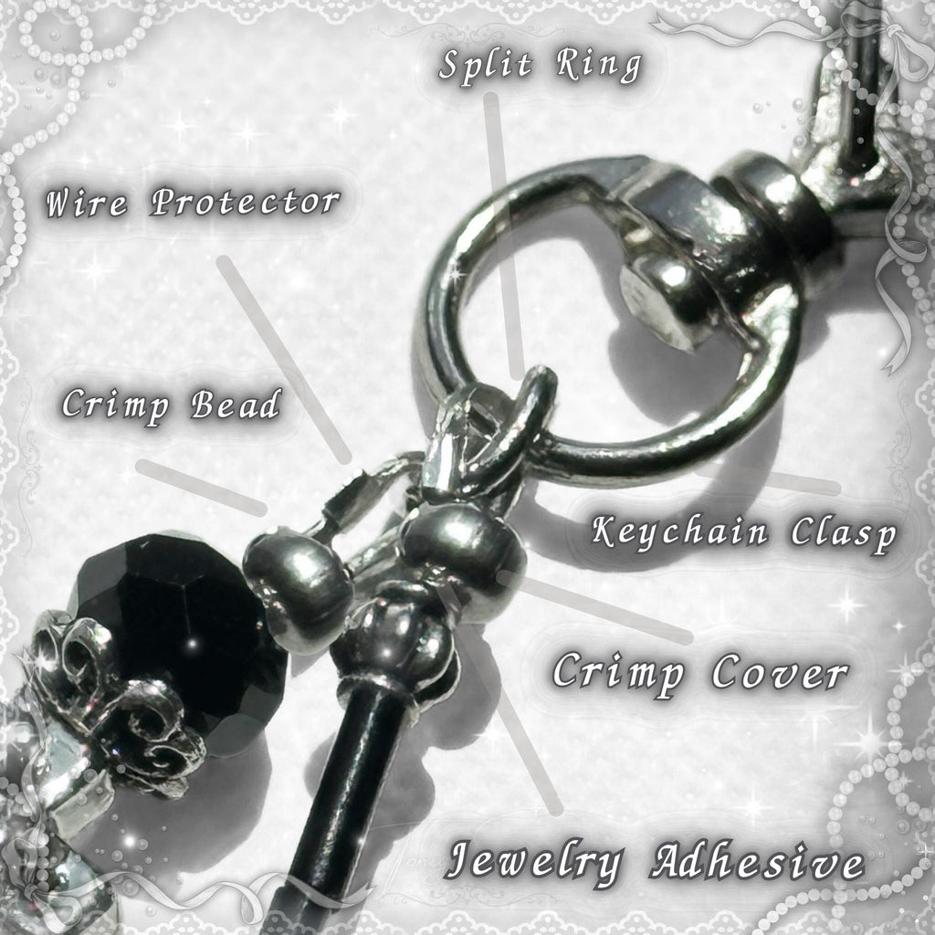 Coquette Locket Purse Charm – Pearl, Lace, and Angel Wing Bag Accessory