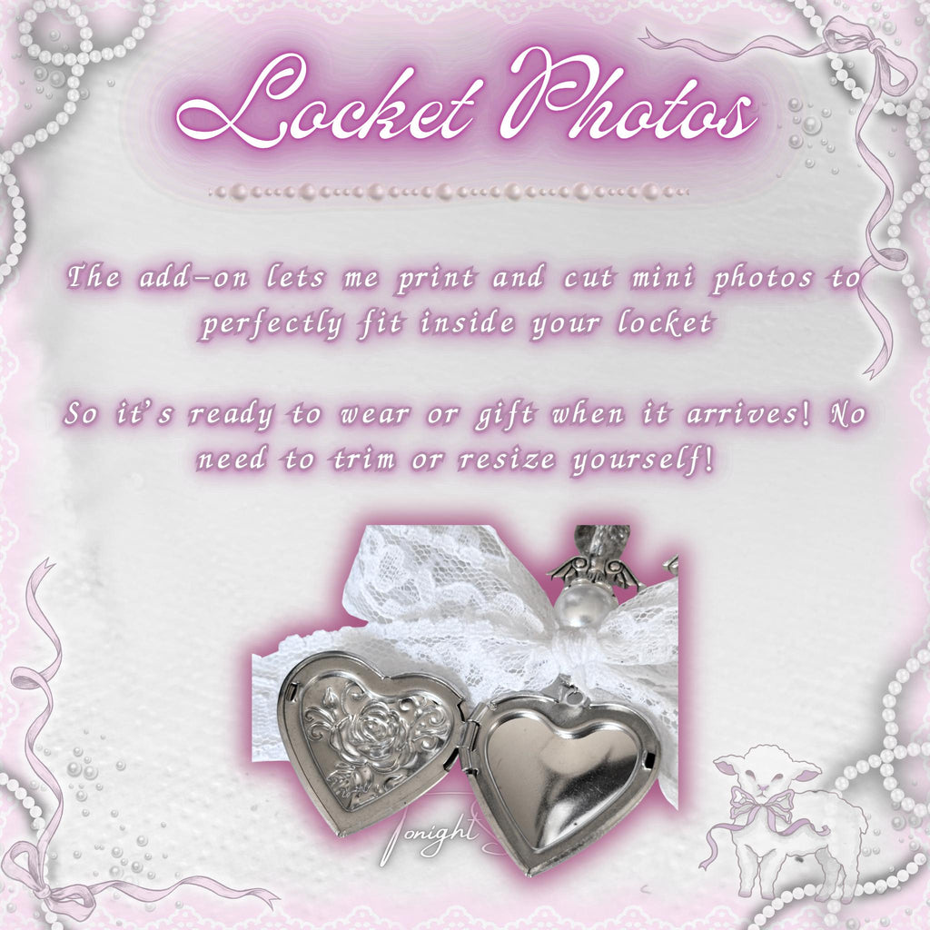 Coquette Locket Purse Charm – Pink Lace Bow, Angel Wing Keychain