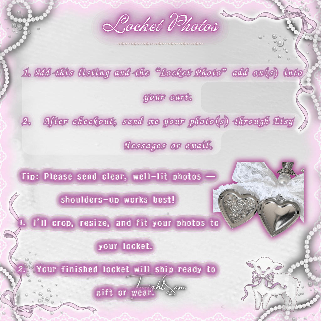 Coquette Locket Purse Charm – Pink Lace Bow, Angel Wing Keychain