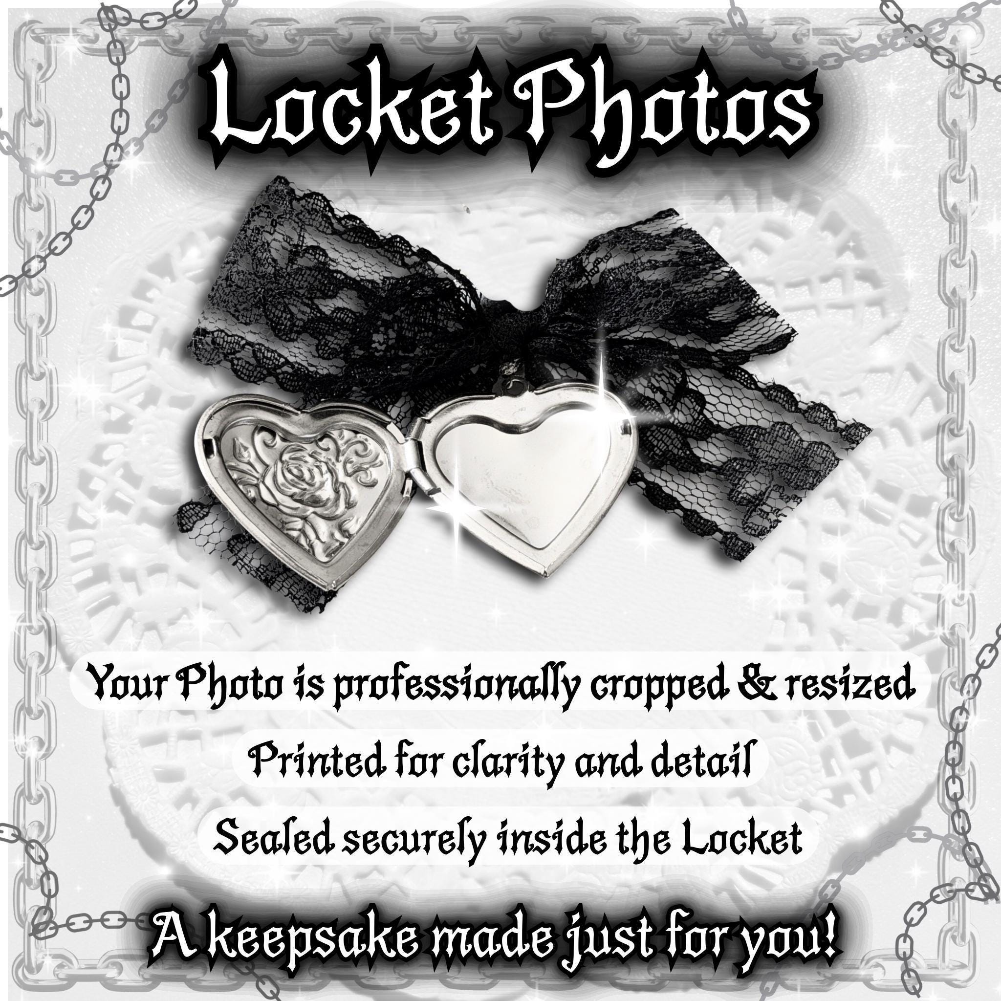 Gothic Valentine Heart Locket Necklace, Victorian Beaded Pendant Choker, Dark Romantic Personalized Jewelry