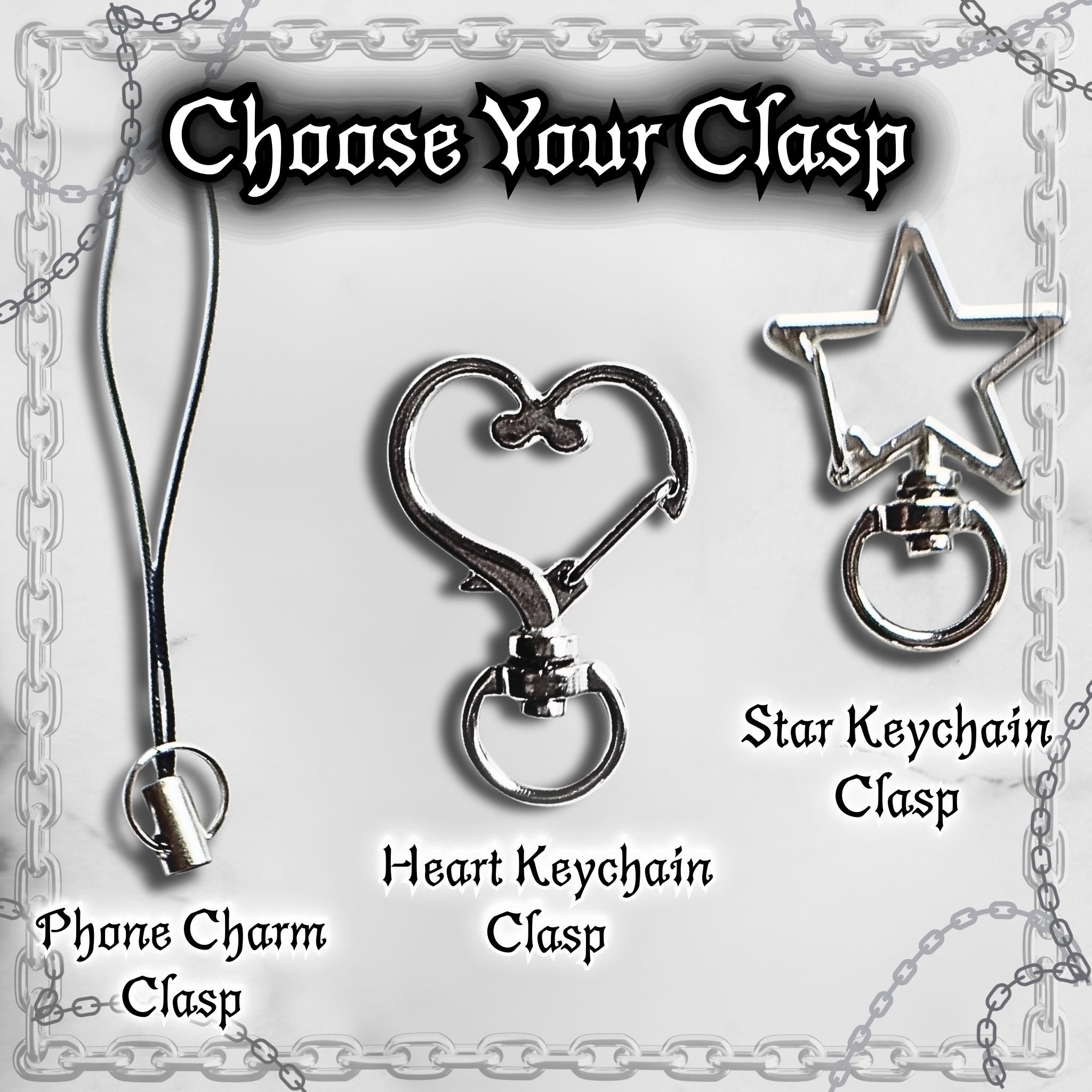 Gothic Angel Wing Keychain, Red & Black Vampire Bag Charm – Alt Fashion Accessory