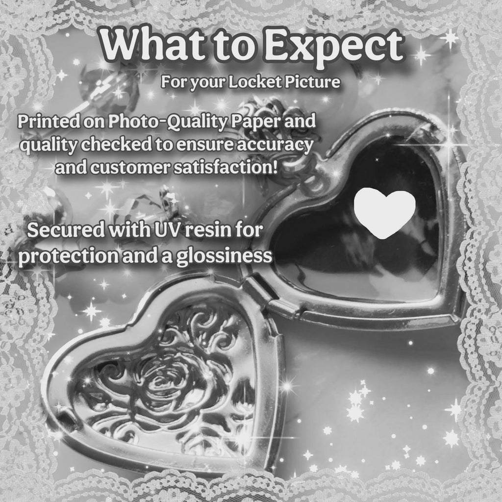 Gothic Romantic Heart Locket Necklace