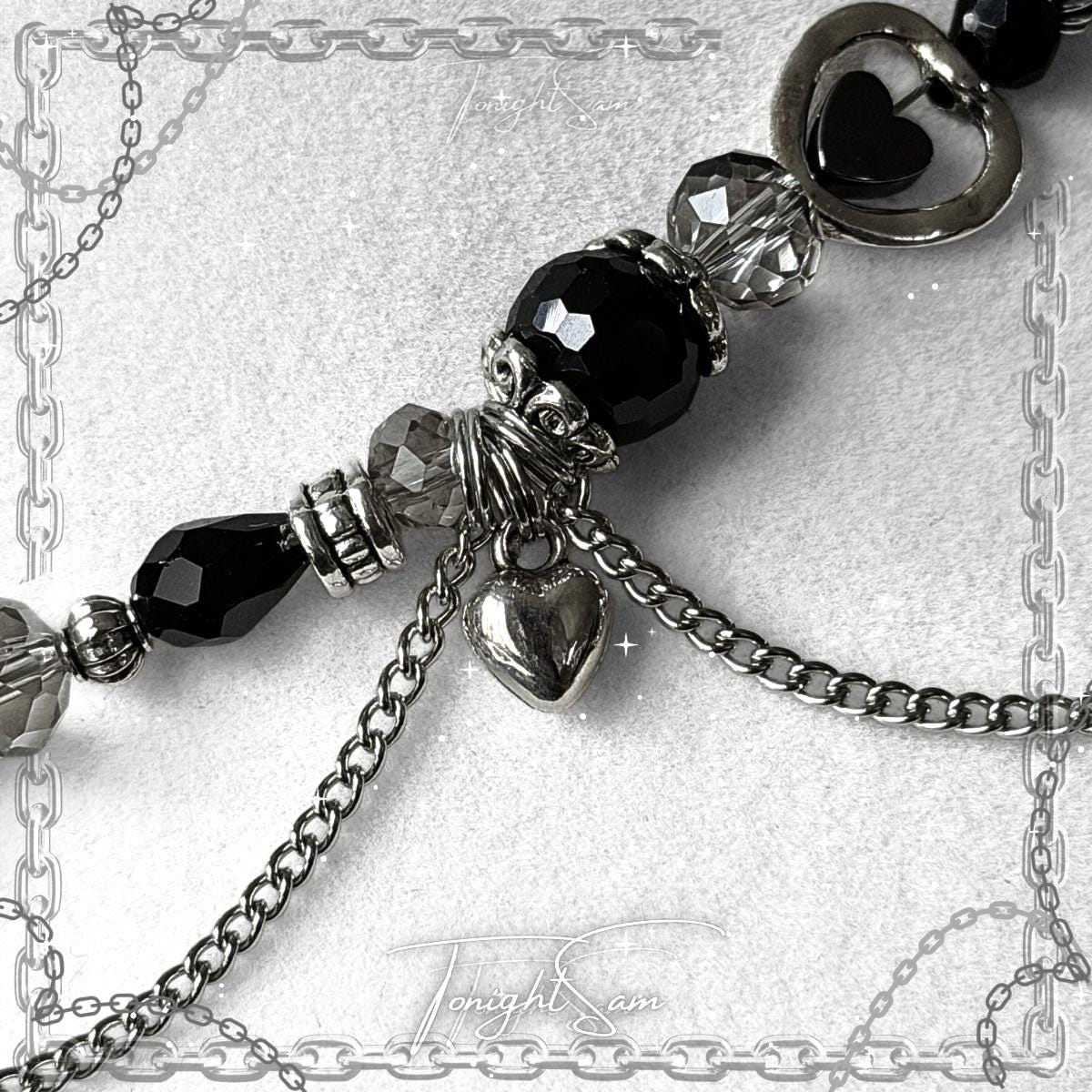 Gothic Romantic Heart Locket Necklace