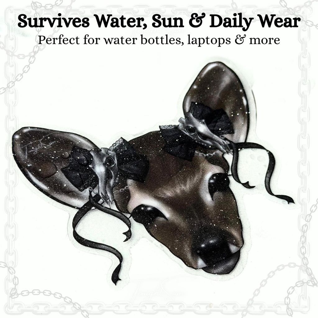 Gothic Lolita Deer Vinyl Waterproof Sticker