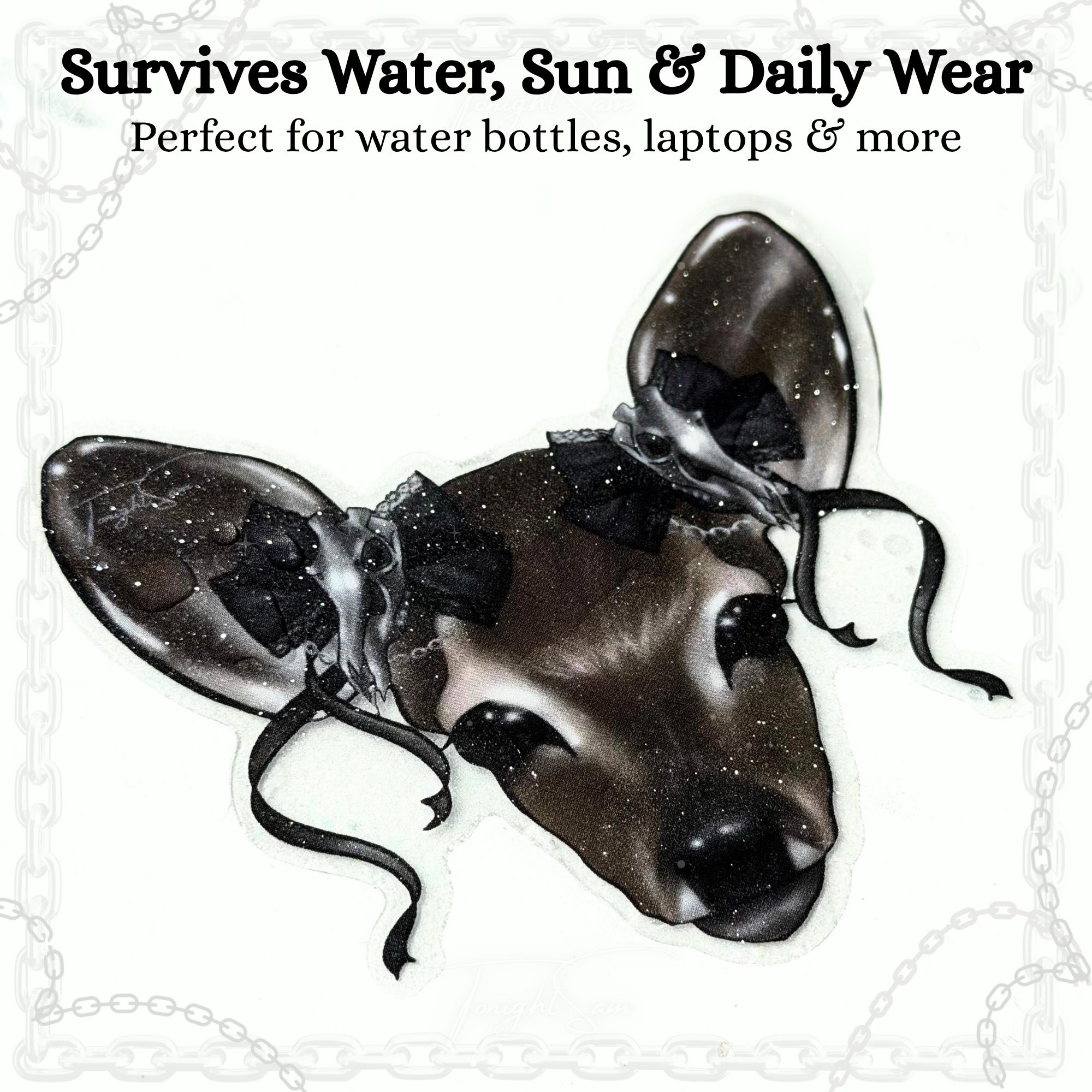 Gothic Lolita Deer Vinyl Waterproof Sticker