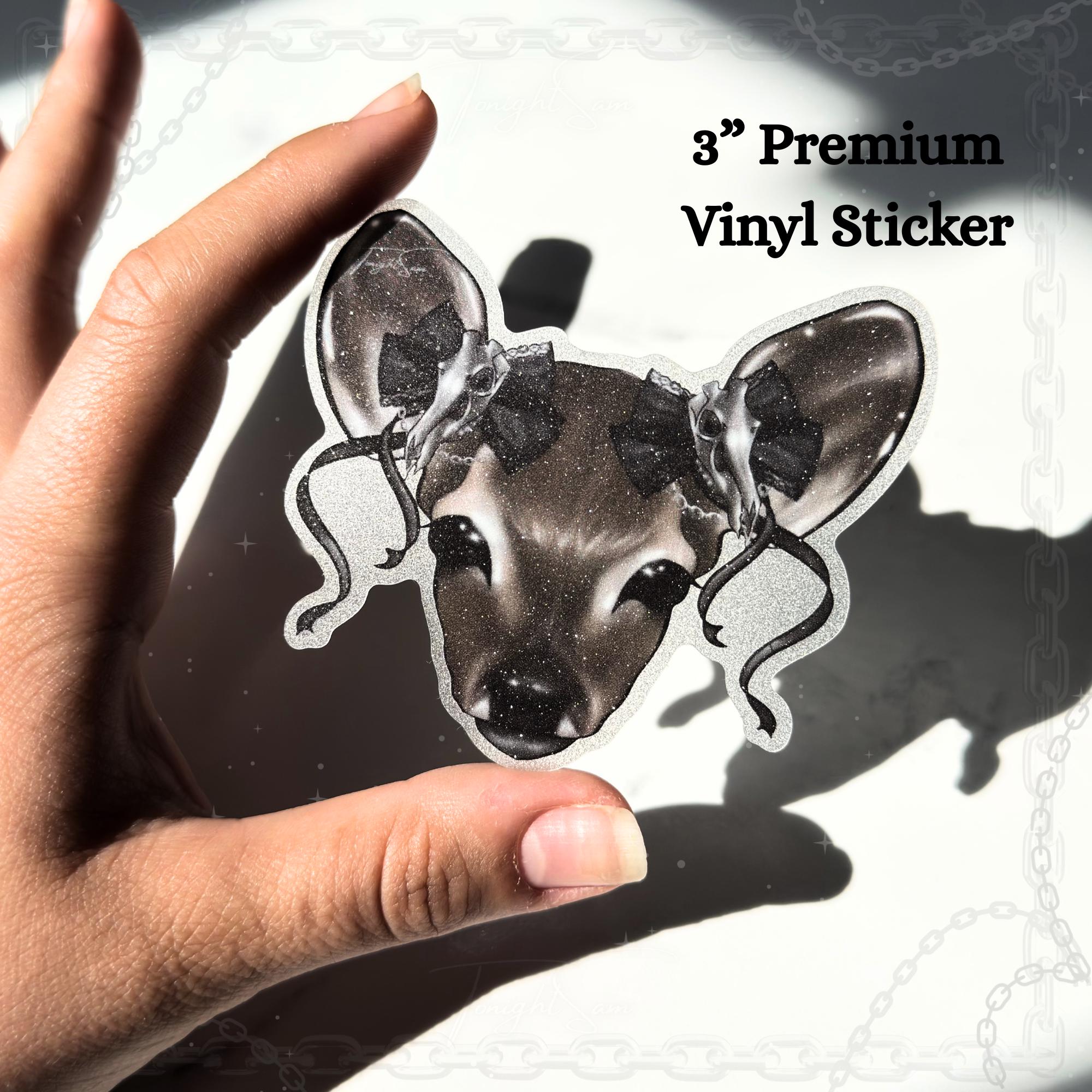 Gothic Lolita Deer Vinyl Waterproof Sticker